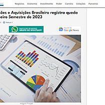 Mercado de Fuses e Aquisies Brasileiro registra queda de 33% no Primeiro Semestre de 2023